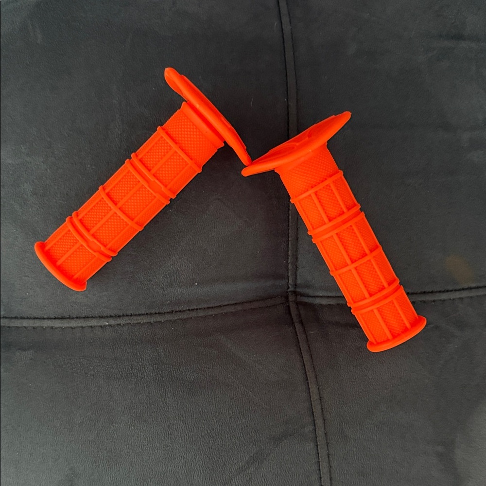 Bright Orange Handlebar Grips